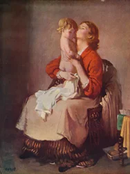 Lady Orpen und Kind, 1935