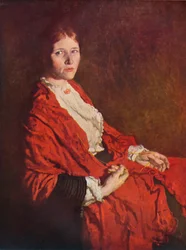 Der rote Schal, 1935