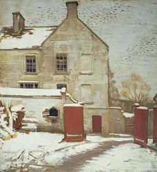 Hof im Schnee, Sutton Veny