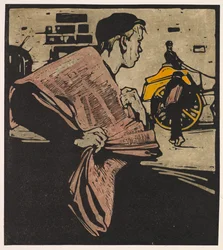 Londoner Typen: Zeitungsjunge