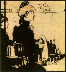 Die Bardame, 1888, 1946