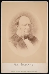 Porträt von Carl Wilhelm Siemens 1823-1883