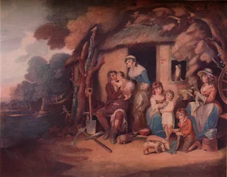 Der Landmann - Samstagabend: Rückkehr von der Arbeit, ca. 1789