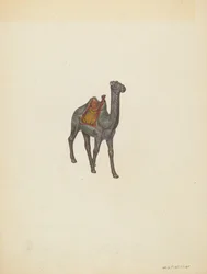 Kamel-Sparbüchse, um 1940