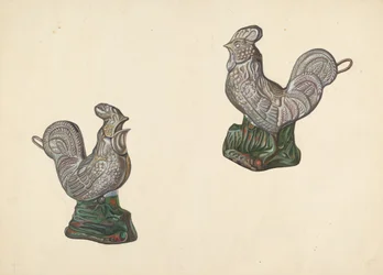 Hahn-Sparbüchse, ca. 1938