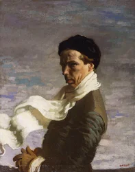 Ein junger Mann aus dem Westen, Selbstporträt, 1909
