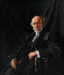 Porträt von Dr. E. J. Dillon, Kriegskorrespondent und Publizist