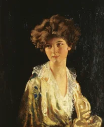 Porträt von Lady Evelyn Herbert, halblang
