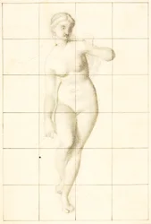Venus führt Äneas und die Trojaner zur lateinischen Küste (Studie der Venus)
