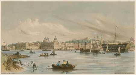 Greenwich und die Dreadnaught, ca. 1840
