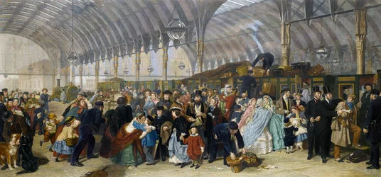 Der Bahnhof, 1866