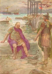 Gaius Marius im Exil unter den Ruinen von Karthago, um 1912
