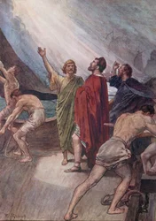 Timoleon segelt nach Sizilien