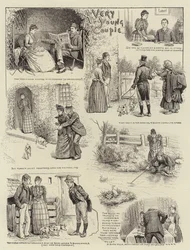 Ein sehr junges Paar