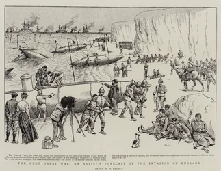 Der nächste große Krieg, eine Künstlerprognose der Invasion Englands