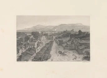 Das Forum Romanum vom Turm des Kapitols