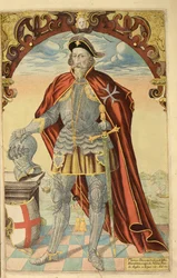Sir Thomas Docwra, aus Honor Military, and Civill, William Segar, veröffentlicht von Robert Barker, London, 1602