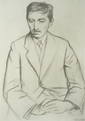 Porträt von E.M. Forster (1879-1970)