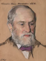 Simeon Eben Baldwin B.A. 1861, Prof. für Recht 1872-1912 Gouverneur von CT