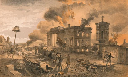 Öffentliche Bibliothek und Tempel der Winde, 1856