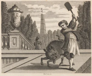 Der Gärtner und das Schwein