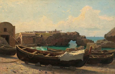 Marina Piccola, Capri, ca. 1858