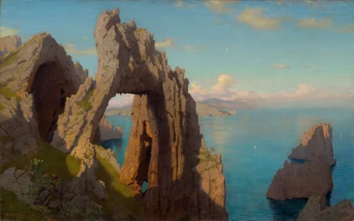 Natürlicher Bogen auf Capri