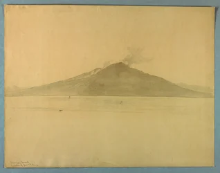 Studie des Vesuvs von Sorrent, Italien