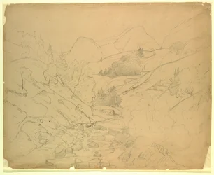 Studie einer Landschaft