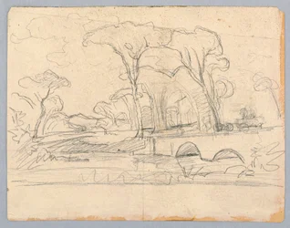 Studie einer Landschaft