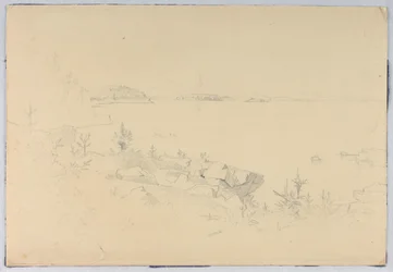 Studie einer Meereslandschaft. Porcupine Islands, Bar Harbor, ME