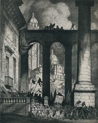 Die Kolonnade, 1914, 1922
