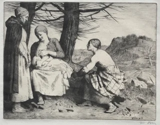 Frau und Kind, um 1886