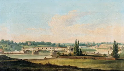 Ansicht einer Brücke über den Schuylkill River