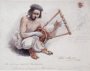 Nubier spielt Tamburin, 8. Juli 1878