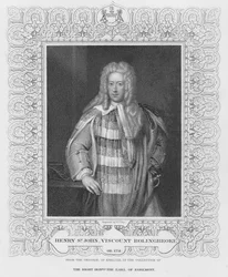 Porträt von Henry St. John Viscount Bolingbroke