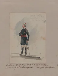 Bimbashi Yusuf Bey A.D.C. zu Genl. Beatson, Kommandant der Bashi Bazouks. Später C. Fox. Grenadier Guards