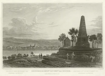 Neuweid und Denkmal von General La Hoche