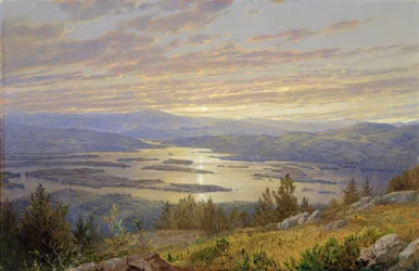Lake Squam vom Red Hill, 1874
