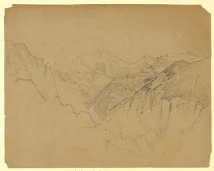 Studie der Landschaft, Lauterbrunnen, Schweiz