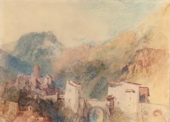 Eine Burg im Val d’Aosta