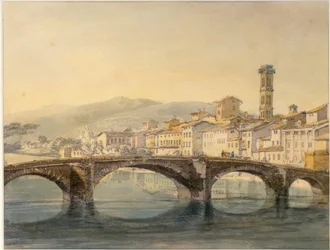 Florenz vom Arno aus