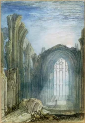 Melrose Abbey: Eine Illustration zu Sir Walter Scotts The La