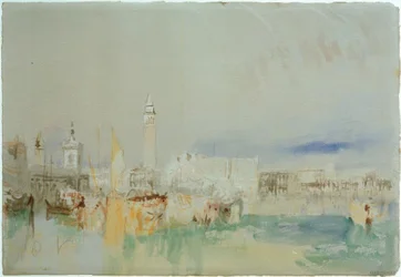 Die Dogana, Campanile von San Marco und der Dogenpalast