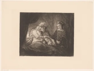 Jakob segnet Ephraim und Manasse