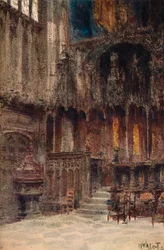 Kapelle von Heinrich VII., Westminster Abbey, um 1907