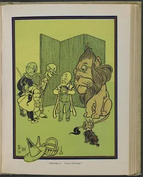 "Genau so! Ich bin ein Schwindler" Illustration aus "Der wunderbare Zauberer von Oz" von Lyman Frank Baum