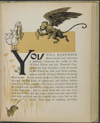 Illustration aus "Der wunderbare Zauberer von Oz" von Lyman Frank Baum