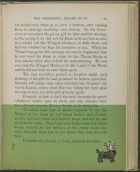 Illustration aus "Der wunderbare Zauberer von Oz" von Lyman Frank Baum