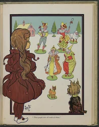 Illustration aus "Der wunderbare Zauberer von Oz" von Lyman Frank Baum